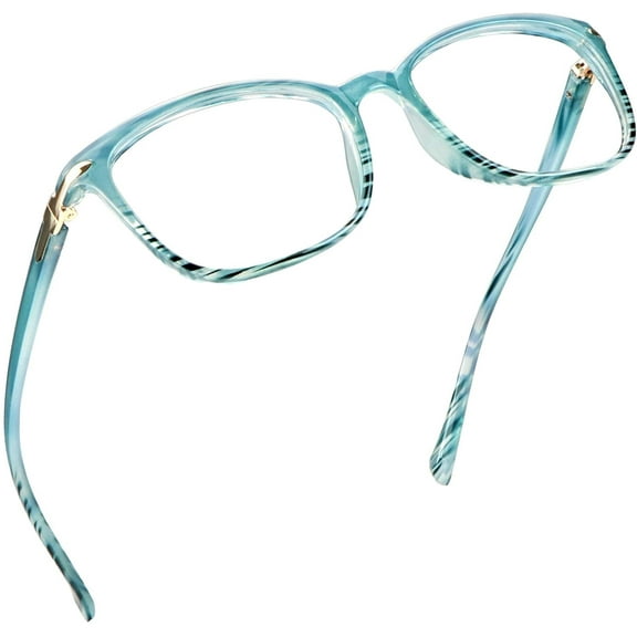 LifeArt Blue Light Blocking Reading Glasses (Square Frame, +2.50 Magnification)