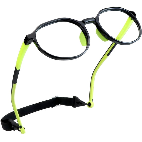 LifeArt Kid Blue Light Blocking Glasses, Filter 85% of Harmful Blue Light, Anti Eyestrain and Blurry, Computer Glasses (Black Yellow)