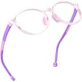 thumbnail image 1 of LifeArt Kid Blue Light Blocking Glasses, Filter 85% of Harmful Blue Light, Anti Eyestrain and Blurry, Computer Glasses(Clear Pink), 1 of 7