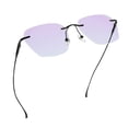 thumbnail image 1 of LifeArt Pure Titanium Frame Glasses/Blue Light Blocking Reading Glasses, Reduce Eyestrain, Stylish for Men and Women(Black,+0.50 Magnification), 1 of 5