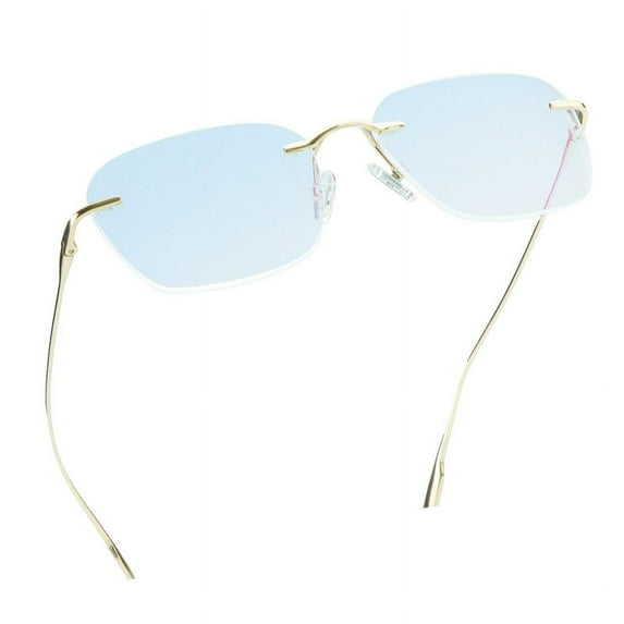 LifeArt Pure Titanium Frame Glasses/Blue Light Blocking Reading Glasses, Reduce Eyestrain, Stylish for Men and Women(Gold,+2.50 Magnification)