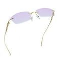 thumbnail image 1 of LifeArt Pure Titanium Frame Glasses/Blue Light Blocking Reading Glasses, Reduce Eyestrain, Stylish for Men and Women(Gold,+3.50 Magnification), 1 of 5
