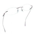 thumbnail image 1 of LifeArt Pure Titanium Frame Glasses/Blue Light Blocking Reading Glasses, Reduce Eyestrain, Stylish for Men and Women(Pink Purple,+4.00 Magnification), 1 of 5