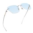 thumbnail image 1 of LifeArt Pure Titanium Frame Glasses/Blue Light Blocking Reading Glasses, Reduce Eyestrain, Stylish for Men and Women(Silver,+1.00 Magnification), 1 of 5