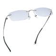 thumbnail image 1 of LifeArt Pure Titanium Frame Glasses/Blue Light Blocking Reading Glasses, Reduce Eyestrain, Stylish for Men and Women(Silver,+2.00 Magnification), 1 of 5
