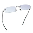 thumbnail image 1 of LifeArt Pure Titanium Frame Glasses/Blue Light Blocking Reading Glasses, Reduce Eyestrain, Stylish for Men and Women(Silver,+2.50 Magnification), 1 of 5