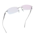 thumbnail image 1 of LifeArt Pure Titanium Frame Glasses/Blue Light Blocking Reading Glasses, Reduce Eyestrain, Stylish for Men and Women(Silver,+3.50 Magnification), 1 of 5