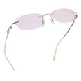 thumbnail image 1 of LifeArt Pure Titanium Frame Glasses/Blue Light Blocking Reading Glasses, Reduce Eyestrain, Stylish for Women(Champagne,+1.00 Magnification), 1 of 5