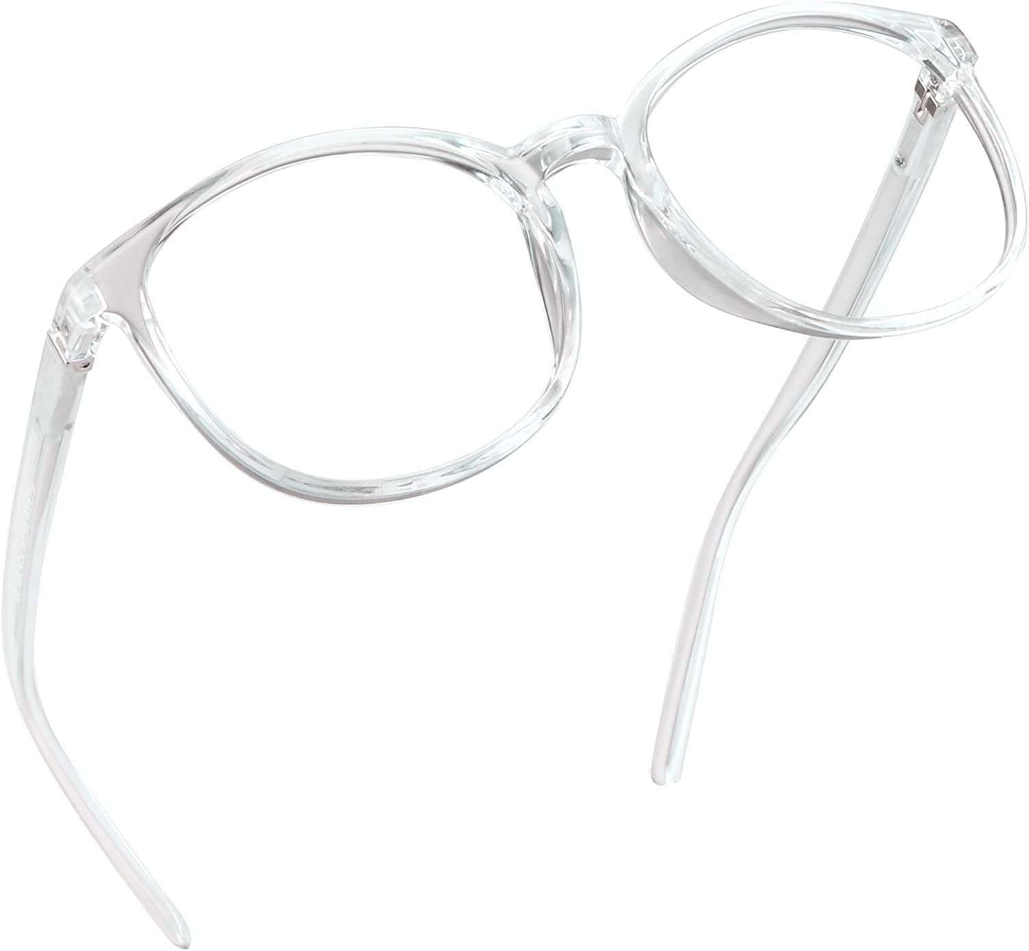 Desktop Magnifier Reader LifeArt Round Frame Blue Light Blocking Reading Glasses, Computer ...