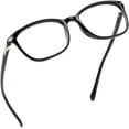 LifeArt Square Frame Blue Light Blocking Reading Glasses, Computer ...