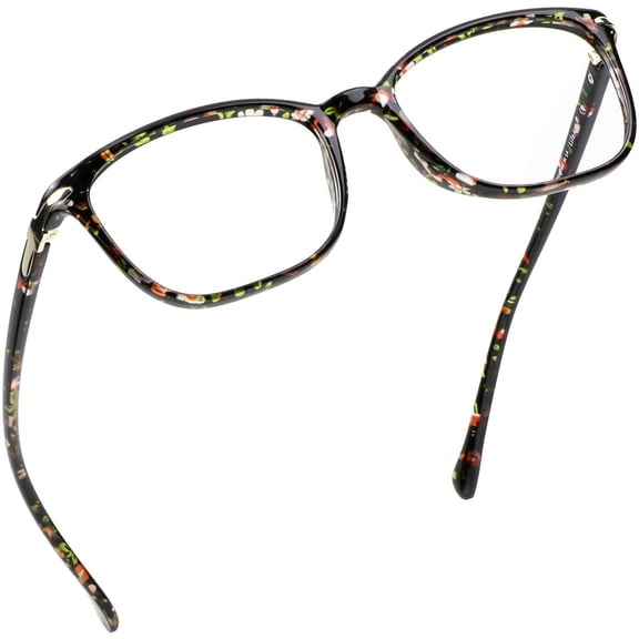 Desktop Magnifier Reader LifeArt Round Frame Blue Light Blocking Reading Glasses, Computer ...