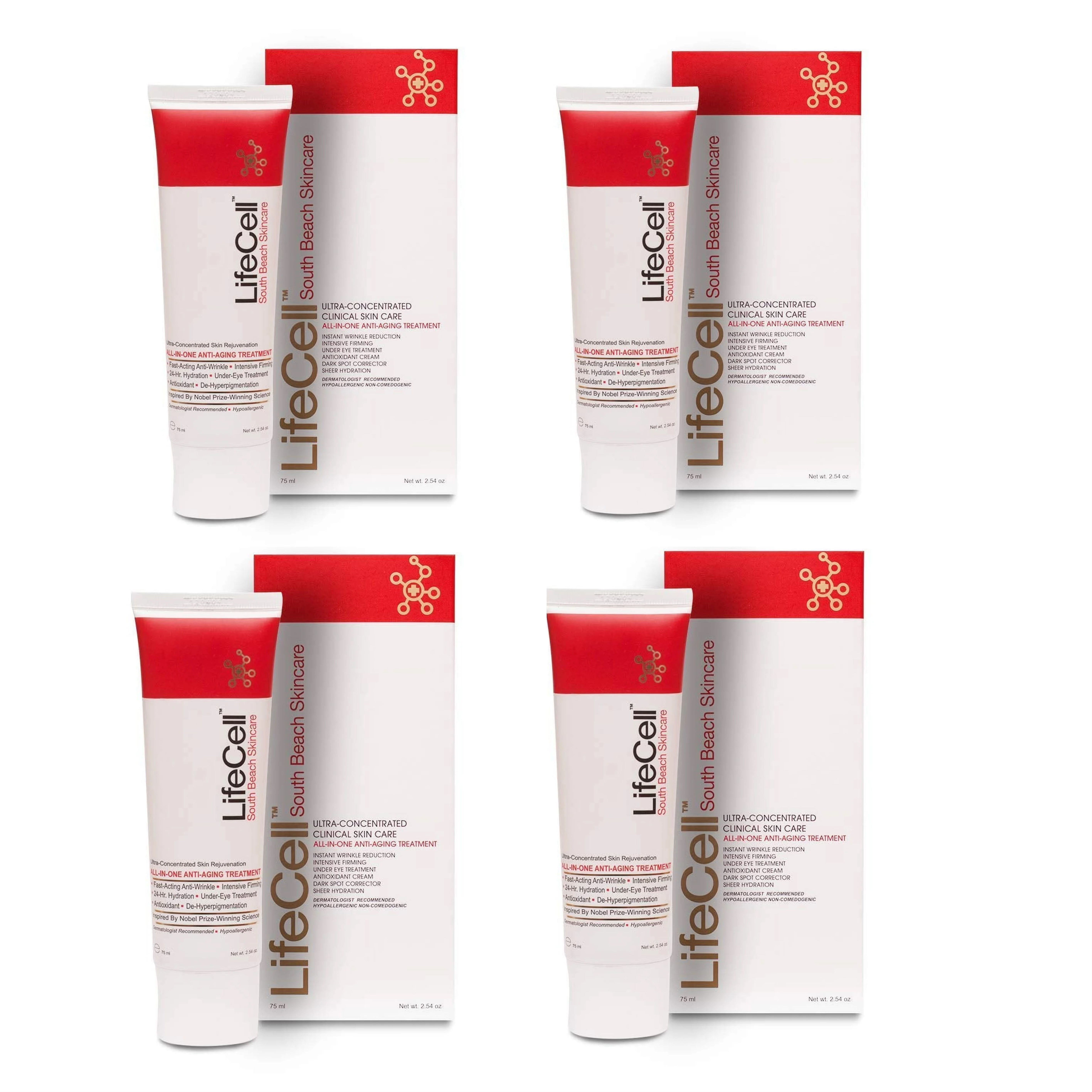 LifeCell Genuine South Beach Skincare AllinOne AntiAging Treatment