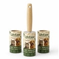 thumbnail image 1 of LifeEase Premium Wooden Handle Lint Roller for Pet Hair – Extra Sticky, 3 Roll Refills (180 Sheets Total), Eco-Friendly Pet Hair Remover for Clothes, Couch & Furniture, 1 of 7
