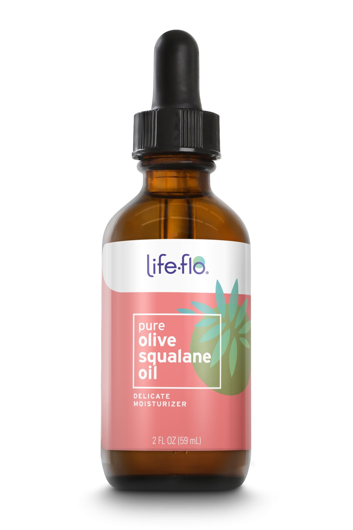 Life-Flo Pure Olive Squalane Oil Pressed From 100% Olives | Smooths & Moisturizes Skin | Softens & Conditions Hair & Cuticles | 2oz