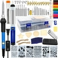 thumbnail image 1 of LifeIdeas 95Pcs Wood Burning Kit, Upgraded Soldering Pyrography Pen with Adjustable Temperature, 1 of 7