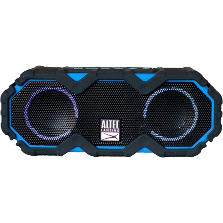 LifeJacket Mini - Waterproof Bluetooth Speaker with Lights, Portable Wireless Speaker for Pool, Beach, Hiking, Sports, Camping, 16 Hour Playtime, Floats in Water