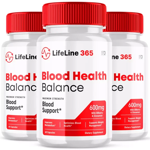 LifeLine 365 Maximum Strength Blood Support Supplement 180 Capsules