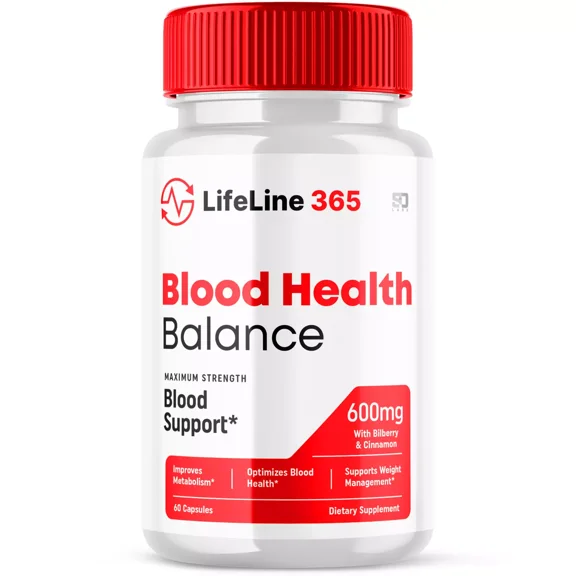 LifeLine 365 Maximum Strength Blood Support Supplement 60 Capsules