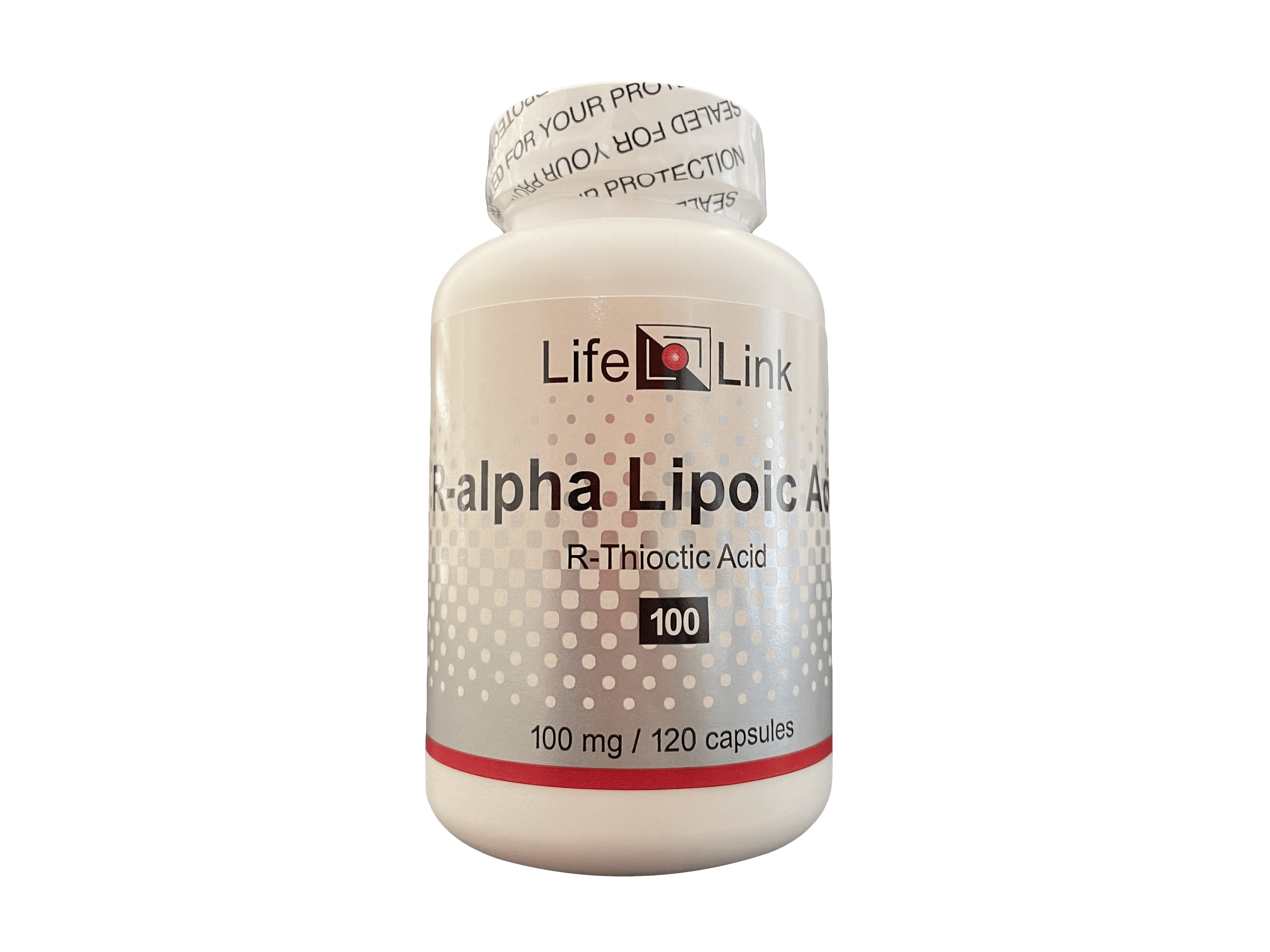 Life Link R-Alpha-Lipoic Acid, 100 mg, 120 Capsules, Antioxidant
