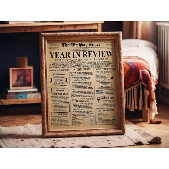 LifePlus 1965 Year in Review, 60 Years Ago Back in 1965, Newspaper 60th ...