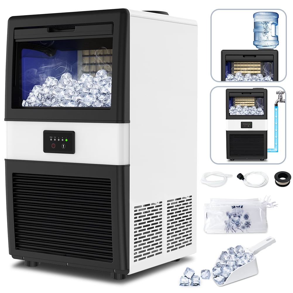 LifePlus Commercial Ice Maker Machine Under Counter 70LBS/24H, Auto