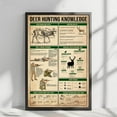 thumbnail image 1 of LifePlus Deer Hunting Knowledge Poster, Deer anatomy print Hunter guide, Deer hunting beginner guide, Hunter home decor, Deer hunting cheat sheet,, 1 of 3
