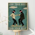 thumbnail image 1 of LifePlus Music Poster/ Lose Your Mind Find Your Soul Poster/ Dance poster/ Dancing Wall Print/ Sign For Home, 1 of 3