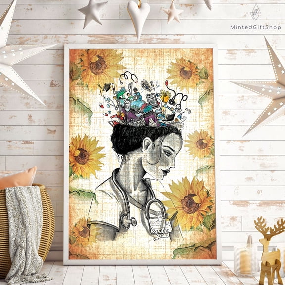LifePlus Nurse poster/ Home Decor Wall Art/Gift for Nurse/Vintage Nurse Poster