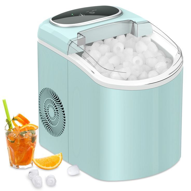 LifePlus Portable Countertop Ice Maker Nugget Ice Machine Self Cleaning