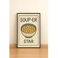 thumbnail image 1 of LifePlus Soup-er Star Pun Poster: Funny Food Art, 1 of 3