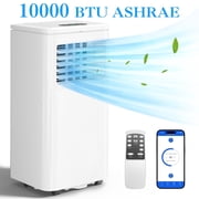 LifePlus WiFi Enabled Portable Air Conditioner 10000BTU Ashrae 6000BTU Indoor Room AC Unit Dehumidifier Window Kit Remote Control Easy&Efficient Bedroom