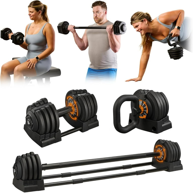 LifePro TriForm Max Adjustable Dumbbell - Single Weight Set