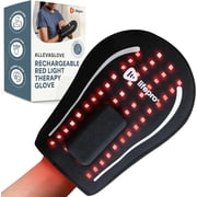 LifePro Red Light Therapy Wrap for Hands – Cordless Infrared Glove with Dual Wavelengths 660nm & 850nm, Auto Shut-Off for Comfort & Relaxation – Black