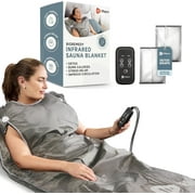 LifePro Bioremedy Plus Portable Far-Infrared Sauna Blanket for Weight Loss and Detox - Black