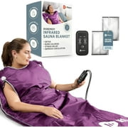 LifePro Bioremedy Plus Portable Far-Infrared Sauna Blanket for Weight Loss and Detox - Gray