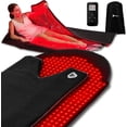 thumbnail image 1 of LifePro AllevaBody Red Light Therapy Blanket – 660nm & 850nm Infrared Light Therapy Mat for Full Body, Muscle Recovery & Relaxation, LED Therapy Wrap with Remote Controls – 62” x 24” - Black, 1 of 12