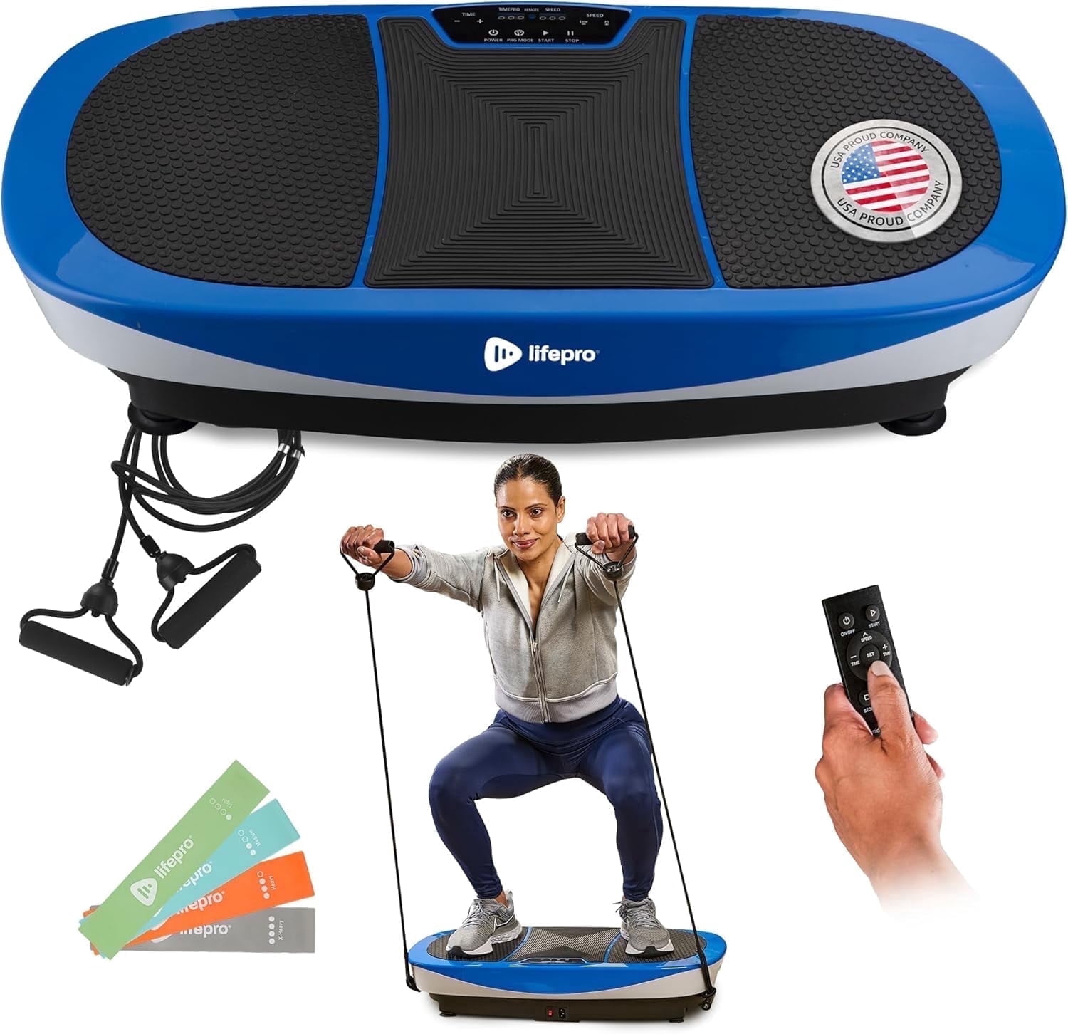 Lifepro, Vibration Plate Exercise Machine, Max 4D, Full Body