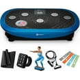 thumbnail image 1 of Lifepro Rumblex Plus 4D Vibration Plate Exercise Machine – Triple Motor Full Body Vibrating Plate for Weight Loss, Recovery, Circulation & Lymphatic Drainage – Blue, 1 of 8