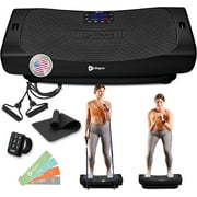 Lifepro Rumblex Pro 4D Vibration Plate Exercise Machine – Full Body Vibrating Plate for Weight Loss, Circulation, Recovery & Home Fitness Training - Black