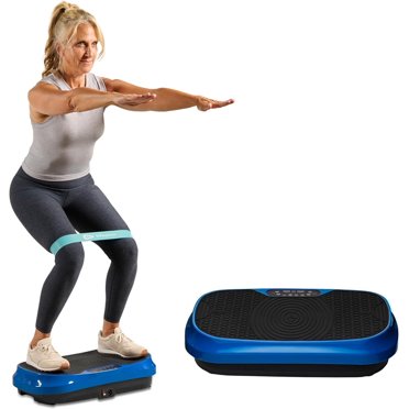 Lifepro Vibration Plate Exercise Machine with Resistance Bands, 120 ...