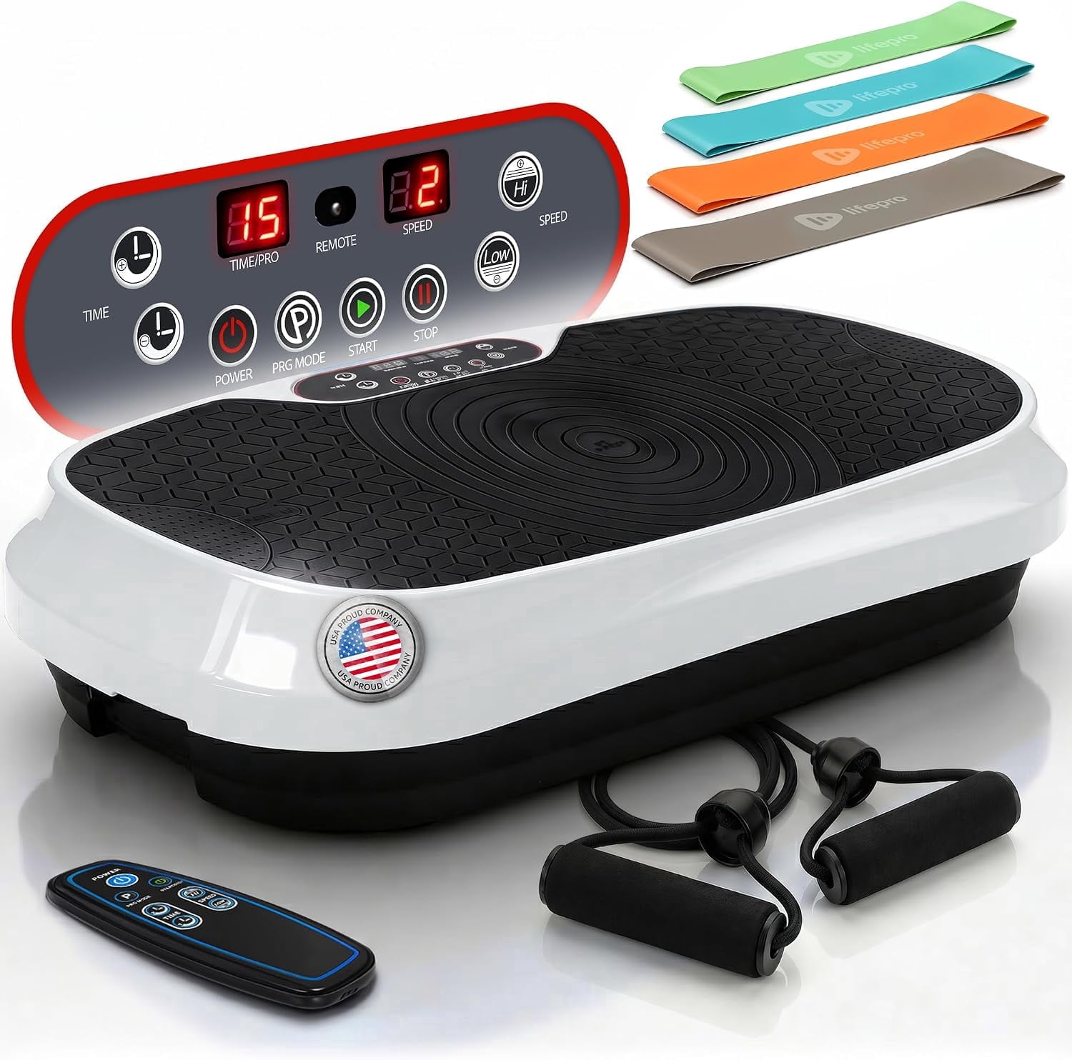 Lifepro Waver Mini Vibration Plate Exercise Machine, Whole Body