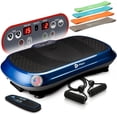 thumbnail image 1 of Lifepro Waver Vibration Plate Exercise Machine – Full Body Vibrating Plate for Lymphatic Drainage, Muscle Toning & Fat Loss – Includes Loop Bands, Remote & 99 Speed Settings - Blue, 1 of 12