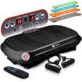 thumbnail image 1 of Lifepro Waver Vibration Plate Exercise Machine – Full Body Vibrating Plate for Lymphatic Drainage, Muscle Toning & Fat Loss – Includes Loop Bands, Remote & 99 Speed Settings - Black, 1 of 11
