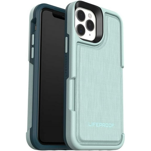 LifeProof FLIP Series Wallet Case for iPhone 11 Pro Max - Non Retail Packaging - Water Lily (SURF Spray/Dark Jade)
