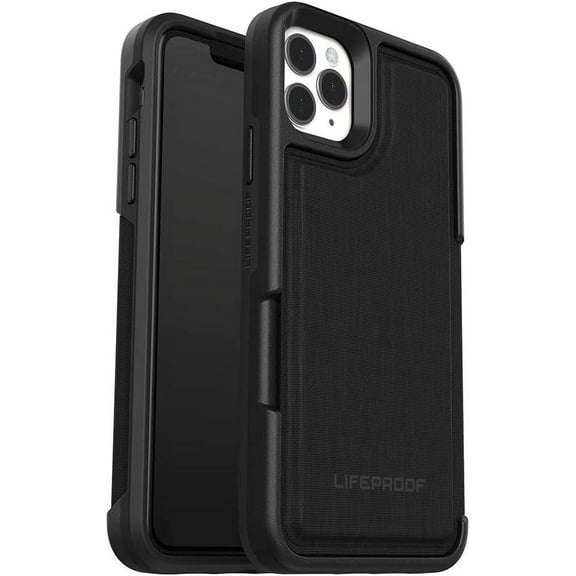 LifeProof FLiP Carrying Case (Flip) Apple iPhone 11 Pro Max Smartphone, Dark Night (Black/Gray)