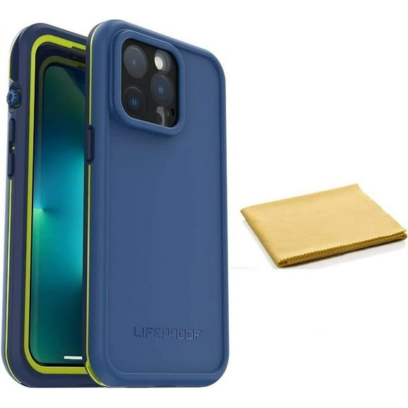 LifeProof FR Series Waterproof Case with Magsafe for iPhone 13 Pro Only - with Cleaning Cloth - Non-Retail Packaging - Onward Blue
