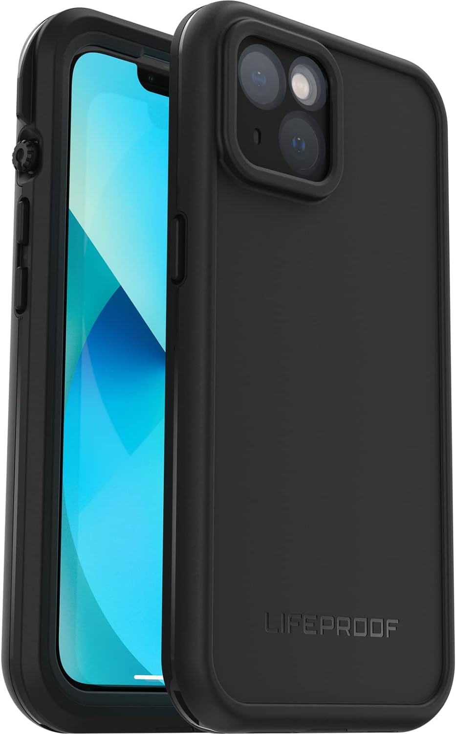 LifeProof FRĒ Slim Waterproof Case with MagSafe Compatibility for iPhone 13, Black