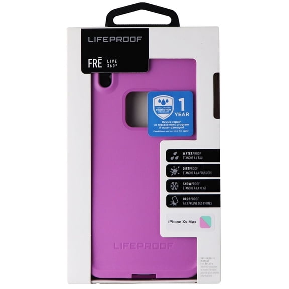 LifeProof Fre For iPhone Xs Max - For Apple iPhone XS Max Smartphone - Frost Bite - Water Proof, Drop Proof, Dirt Proof, Snow Proof, Debris Proof - 78.74" Drop Height - 78.72" Underwater Depth