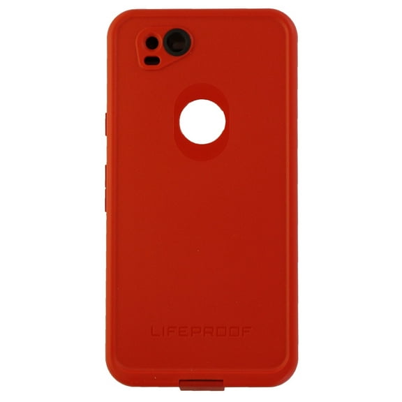 LifeProof FRE Series Waterproof Case Cover for Google Pixel 2 - Red/Gray