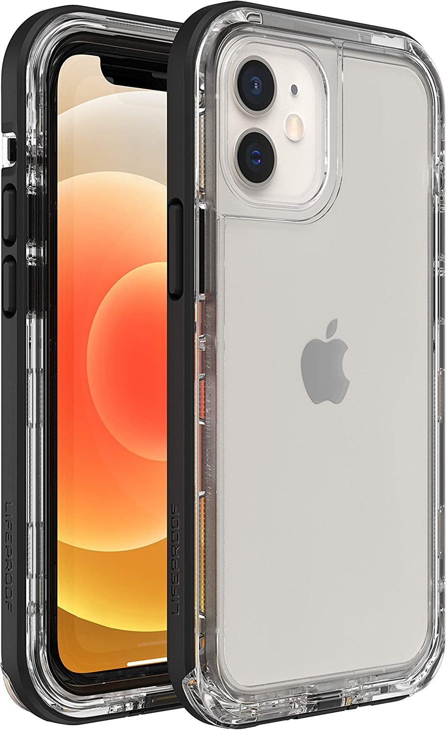 LifeProof for Apple iPhone 12 Mini, Slim DropProof, DustProof and Snowproof Case, Next Series, Clear/Black